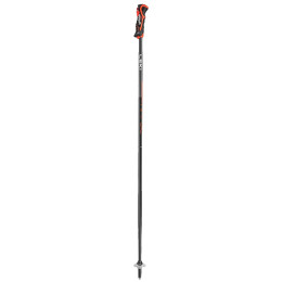 Skistöcke Leki Airfoil 3D schwarz/grau black-dark anthracite-bright red