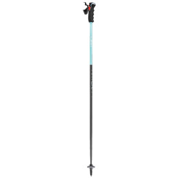Skistöcke Leki Artena Airfoil 3D schwarz/türkis dark anthracite-light turquoise-white