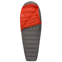 Daunenschlafsack Sea to Summit Flame FmII grau DarkGray/Paprika