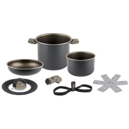 Topfset Brunner Torralta Spacemaster Ø 18 cm grau/schwarz