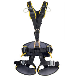 Auffanggurt Singing Rock Expert 3D schwarz/gelb Speed Steel