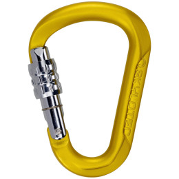 Karabiner Skylotec Tondo SG (screw gate) grau/gelb Mustard/Silver