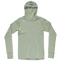Damen-Funktionsshirt Devold Kvitegga Merino 230 Hoodie Wmn hellgrün RAW WHITE
