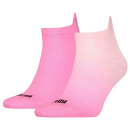 Damensocken Puma Gradient Sneaker 2P rosa pink combo