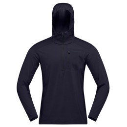Herren Funktions-Sweatshirt Norrona falketind warm1 Hood schwarz Caviar Black
