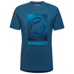 Herren-T-Shirt Mammut Trovat T-Shirt Men Mammut blau Deep Ice