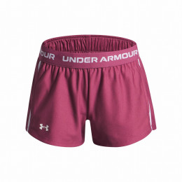 Kindershorts Under Armour G Tech Play Up Short-RED dunkelrosa/rosa Red