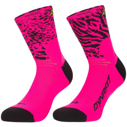 Socken Dynafit Run Wild Mid Sk rosa pink glo/0910
