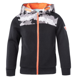Kinder-Sweatshirt Bejo Dandir Kdb schwarz Black/Moro Print/Orange