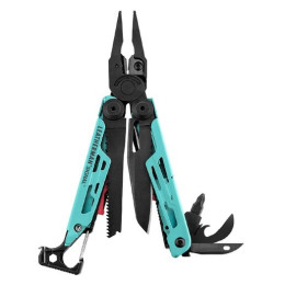 Multitool Leatherman Signal türkis Aquablue