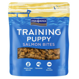 Hundeleckerlis Fish4Dogs Training Salmon Bites Puppy 80g