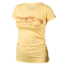 Damen-T-Shirt Northfinder Ellena gelb Yellow_Zlta