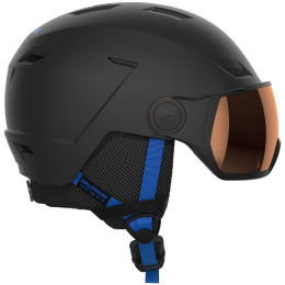 Skihelm Salomon Pioneer Lt Visor Rental schwarz Black