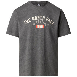 Herren-T-Shirt The North Face M S/S Tee Varsity Graphic grau TNF MEDIUM GREY HEATHER