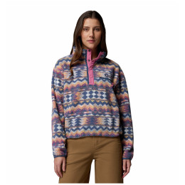 Damen-Sweatshirt Columbia Helvetia™ II Printed Cropped Half Snap