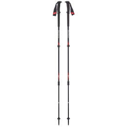 Trekkingstöcke Black Diamond Trail Pro schwarz/rot FireRed