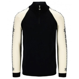Herrenpullover Dale of Norway Geilo Masc Sweater schwarz/weiß Black Offwhite