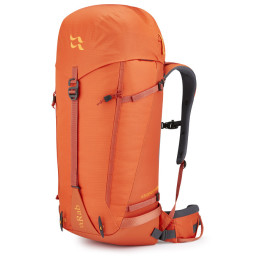 Kletterrucksack Rab Ascendor 35:40 orange Firecracker