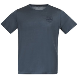 Herren-T-Shirt Bergans Graphic Wool Tee dunkelblau Orion Blue