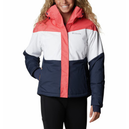Damenjacke Columbia Tipton Peak™ II Insulated Jacket weiß/rosa/blau Blush Pink, White, Nocturnal