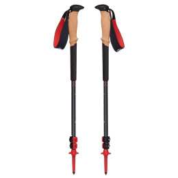 Trekkingstöcke Black Diamond Pursuit Trekking Poles schwarz/rot Charcoal-Octane
