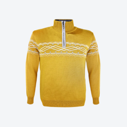 Herrenpullover Kama 4060 gelb yellow