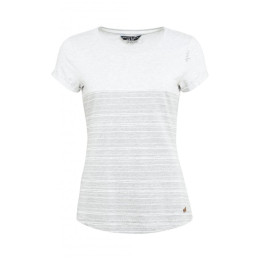 Damen-T-Shirt Chillaz Ötztal Stripes Abstract hellgrau grey melange/light grey melange