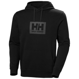 Herren-Sweatshirt Helly Hansen HH Box Hoodie 2025 schwarz 990 Black