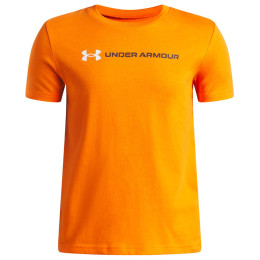 Kinder-Funktionsshirt Under Armour UA B Logo Wordmark SS Outrageous Orange