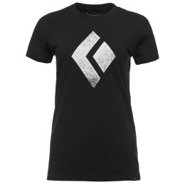 Damen-T-Shirt Black Diamond Chalked Up Tee schwarz Black