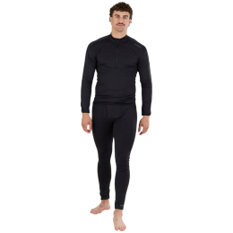 Herren-Funktionsshirt Fundango Novak Midlayer schwarz black