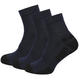 Socken MOOA Silver Bamboo Mid 3-pack blau/schwarz Blue/Black