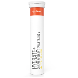 Energiedrink GymBeam Hydrate+ šumivý - 20 tab.