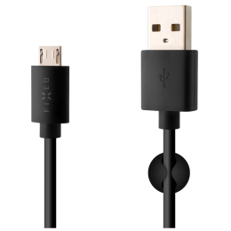 Lade- und Datenkabel FIXED Datový a nabíjecí kabel FIXED USB/micro USB schwarz černá