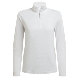 Damen-T-Shirt Craghoppers NosiLife SolarShield+ Half Zip Top weiß White