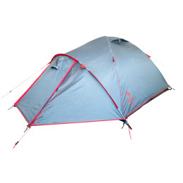 Wanderzelt Zulu Dome 4 Plus grau