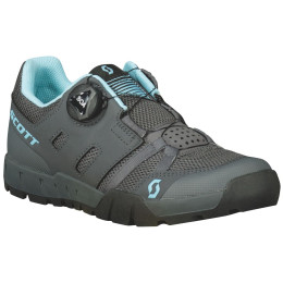 Damen-Radsportschuhe Scott W's Sport Crus-r Flat Boa grau/blau dark grey/light blue