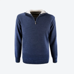 Herrenpullover Kama 4105 blau navy