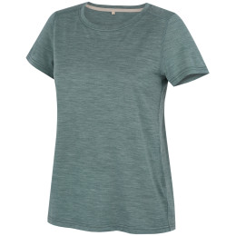 Damen-T-Shirt MOOA Merino Lyolite Horizon 150 Comfy blau dusty teal