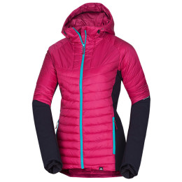 Damen-Winterjacke Northfinder Phyllis rot/schwarz 577cherryblack