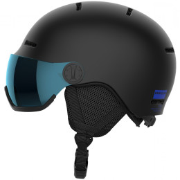 Kinder Skihelm Salomon Orka Visor schwarz Black