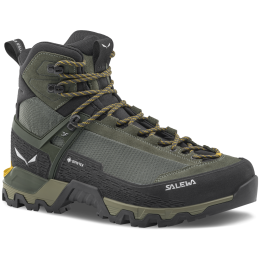 Herren Trekkingschuhe Salewa Mtn Trainer 3 Tech Mid Gtx M grün Faded Green/Forest Night