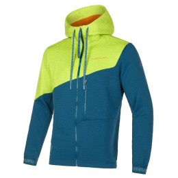 Herren-Sweatshirt La Sportiva Method Hoody M gelb/blau Storm Blue/Lime Punch