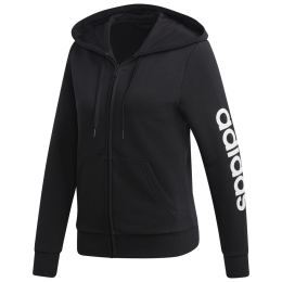 Damen-Sweatshirt Adidas Essentials Linear schwarz Black/White