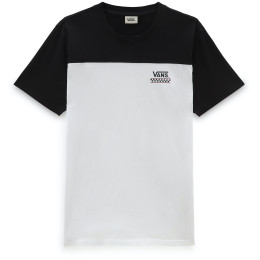Herren-T-Shirt Vans Minigrade Block Crew weiß/schwarz White