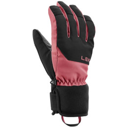 Kinder Skihandschuhe Leki Bird Junior schwarz/rosa black-rosé