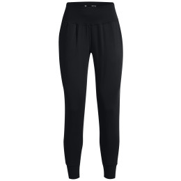 Damen-Leggings Under Armour Meridian Jogger schwarz Black / / Metallic Silver
