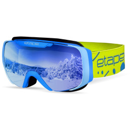 Kinder Skibrille Etape Monkey blau modrá mat
