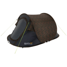 Wanderzelt Regatta Malawi 2 (Print) schwarz/rot GrpLf/MgmCam (NAL)