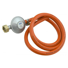 Gasregler Cattara 30mbar - Set mit 1,5m Schlauch